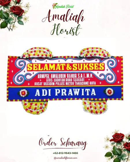 Papan Bunga Ucapan Selamat Binjai Barat